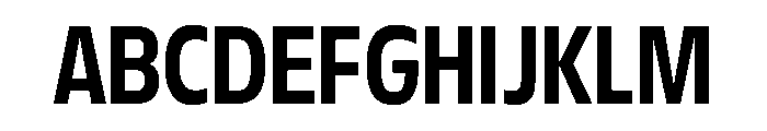 FLScienceSans NarrowBold Font UPPERCASE