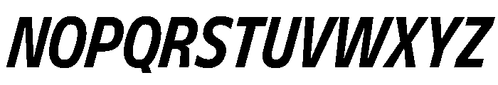FLScienceSans NarrowBoldItalic Font UPPERCASE