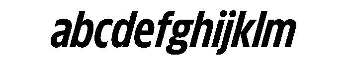 FLScienceSans NarrowBoldItalic FONT