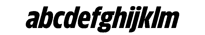 FLScienceSans NarrowDarkItalic FONT