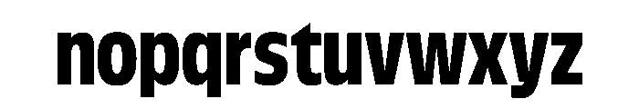 FLScienceSans NarrowDark Font LOWERCASE