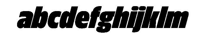 FLScienceSans NarrowDenseItalic FONT