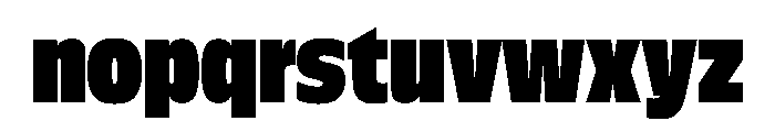 FLScienceSans NarrowDense Font LOWERCASE