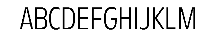 FLScienceSans NarrowLight Font UPPERCASE