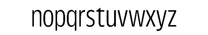 FLScienceSans NarrowLight Font LOWERCASE