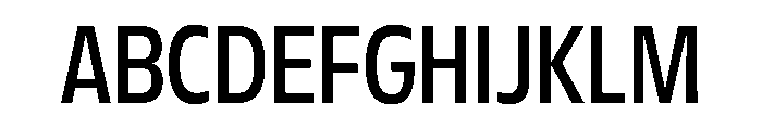 FLScienceSans NarrowMedium Font UPPERCASE