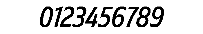 FLScienceSans NarrowMediumItalic Font OTHER CHARS