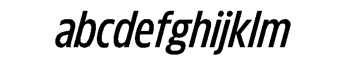 FLScienceSans NarrowMediumItalic FONT
