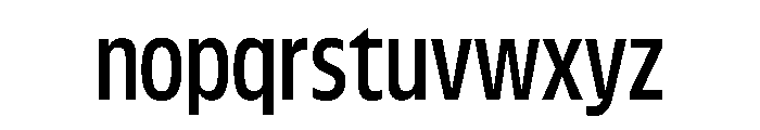 FLScienceSans NarrowMedium Font LOWERCASE