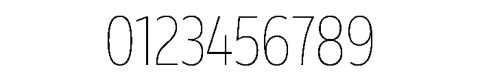 FLScienceSans NarrowThin Font OTHER CHARS