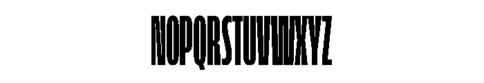 FLScienceSans SqueezedBlack Font UPPERCASE