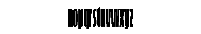 FLScienceSans SqueezedBlack Font LOWERCASE