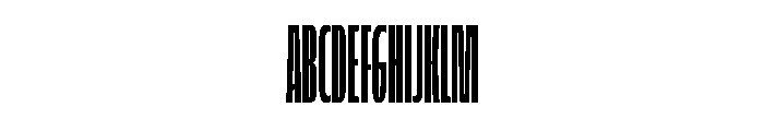 FLScienceSans SqueezedBold Font UPPERCASE