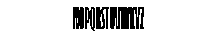 FLScienceSans SqueezedDark Font UPPERCASE
