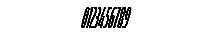 FLScienceSans SqueezedDarkItalic Font OTHER CHARS