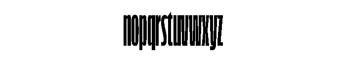 FLScienceSans SqueezedDark Font LOWERCASE