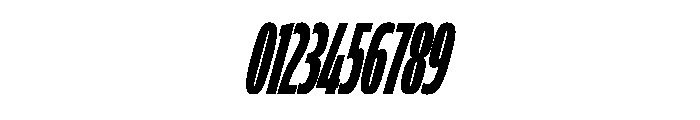 FLScienceSans SqueezedDenseItalic Font OTHER CHARS