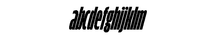 FLScienceSans SqueezedDenseItalic FONT