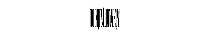 FLScienceSans SqueezedFine Font LOWERCASE