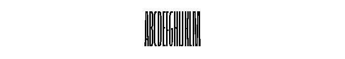 FLScienceSans SqueezedLight Font UPPERCASE