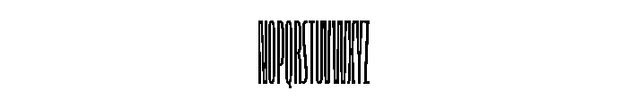 FLScienceSans SqueezedLight Font UPPERCASE