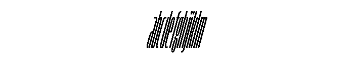 FLScienceSans SqueezedLightItalic FONT