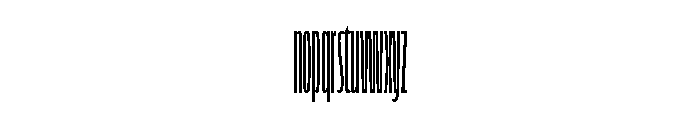 FLScienceSans SqueezedLight Font LOWERCASE