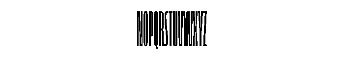 FLScienceSans SqueezedRegular Font UPPERCASE