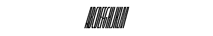 FLScienceSans SqueezedRegularItalic Font UPPERCASE
