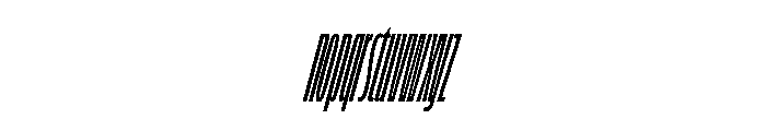 FLScienceSans SqueezedRegularItalic Font LOWERCASE