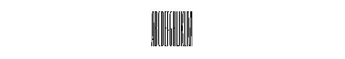 FLScienceSans SqueezedThin Font UPPERCASE