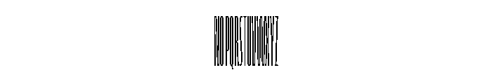 FLScienceSans SqueezedThin Font UPPERCASE