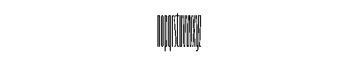 FLScienceSans SqueezedThin Font LOWERCASE