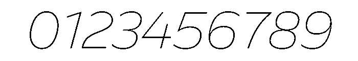 FLScienceSans ThinItalic Font OTHER CHARS