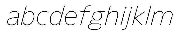 FLScienceSans ThinItalic FONT