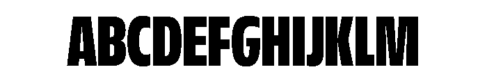 FLScienceSans TightBlack Font UPPERCASE