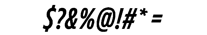 FLScienceSans TightBoldItalic Font OTHER CHARS