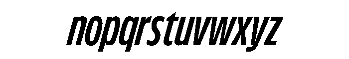 FLScienceSans TightBoldItalic Font LOWERCASE