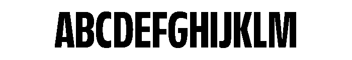 FLScienceSans TightDark Font UPPERCASE