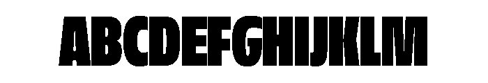 FLScienceSans TightDense Font UPPERCASE
