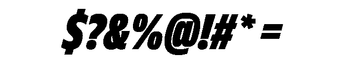 FLScienceSans TightDenseItalic Font OTHER CHARS