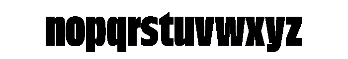 FLScienceSans TightDense Font LOWERCASE