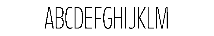 FLScienceSans TightFine Font UPPERCASE