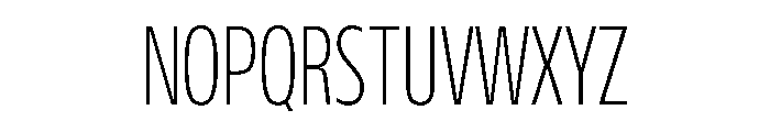 FLScienceSans TightFine Font UPPERCASE