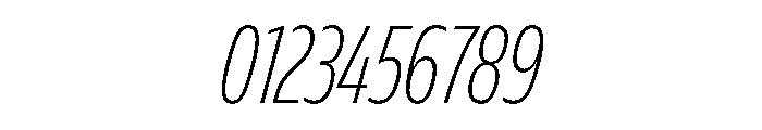 FLScienceSans TightFineItalic Font OTHER CHARS