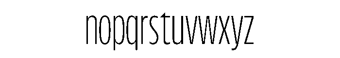 FLScienceSans TightFine Font LOWERCASE