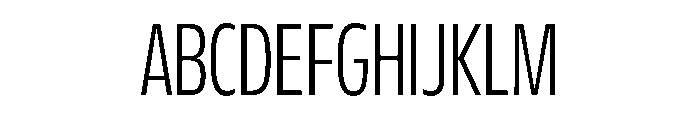 FLScienceSans TightLight Font UPPERCASE