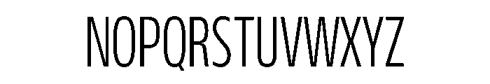 FLScienceSans TightLight Font UPPERCASE