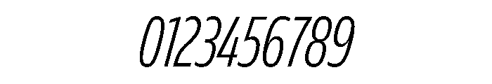 FLScienceSans TightLightItalic Font OTHER CHARS