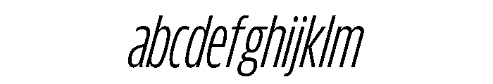 FLScienceSans TightLightItalic FONT